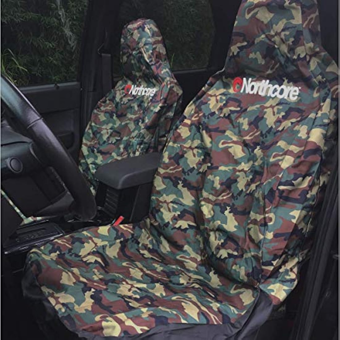 Northcore Camo Waterproof Car Seat Cover – Durable Van Seat Protector