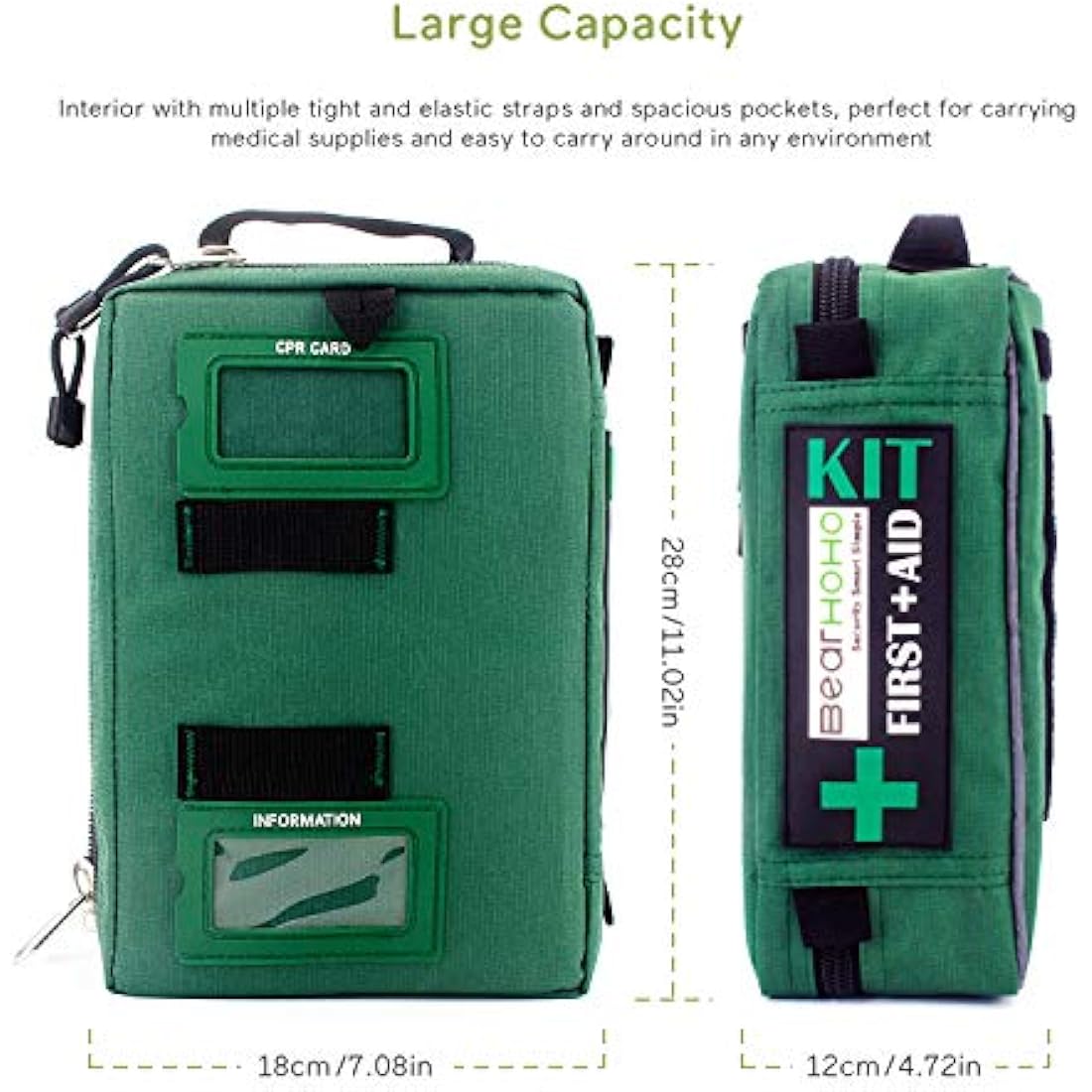 Jolof Store 255PCs First Aid Kit | Labeled Tactical Emergency Trauma Bag