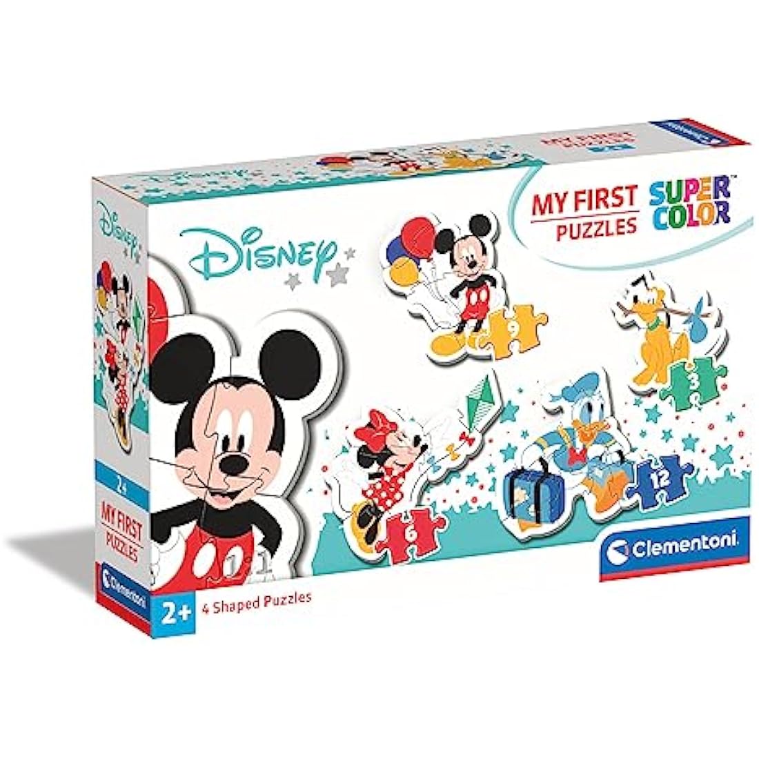 Clementoni Disney Mickey Mouse My First Jigsaw Puzzle - 4 Pack for Ages 2+