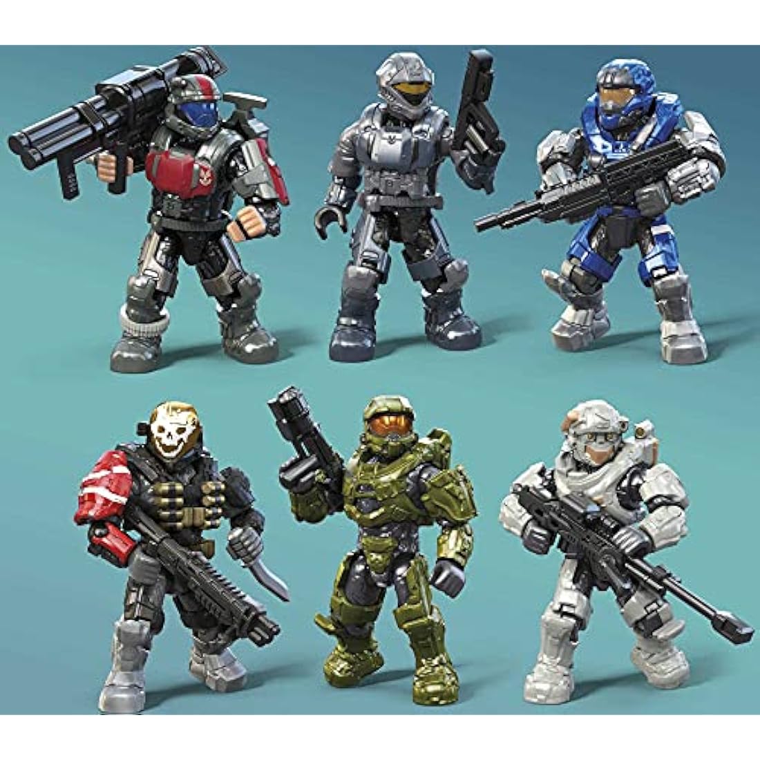 Mega Halo 20th Anniversary Character Pack | 20 Micro Action Figures