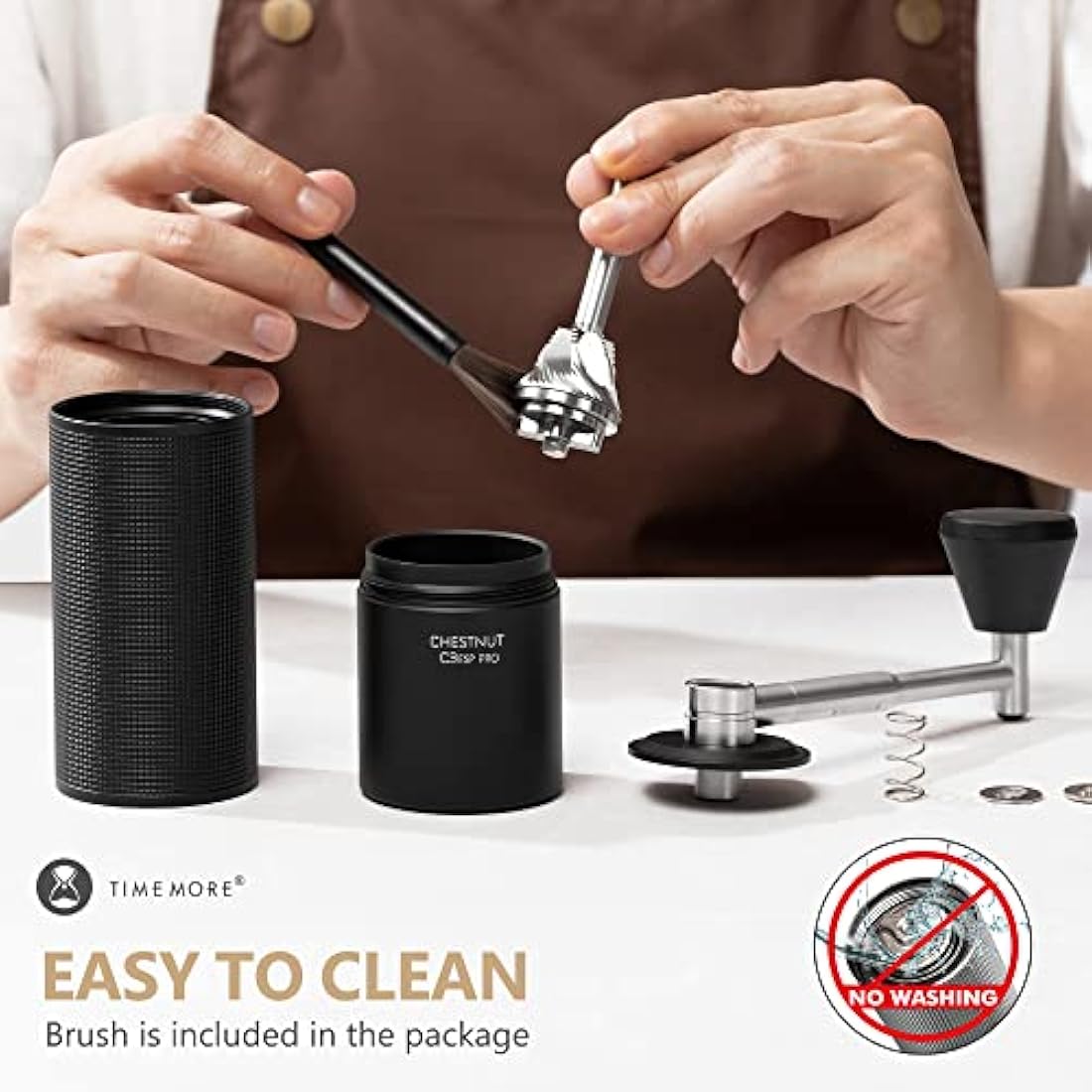 TIMEMORE Chestnut C3 ESP PRO Manual Coffee Grinder | All-Metal Body