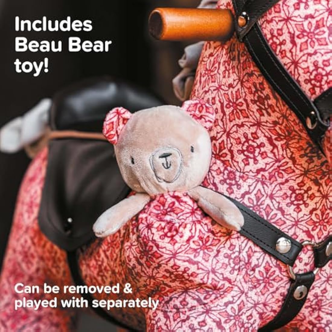 Little Bird Told Me Cooper & Beau Rocking Horse – Plush Wooden Rocker