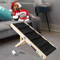 Umtiti Wooden Folding Dog Ramp | 4-Level Adjustable Non-Slip Pet Ramp