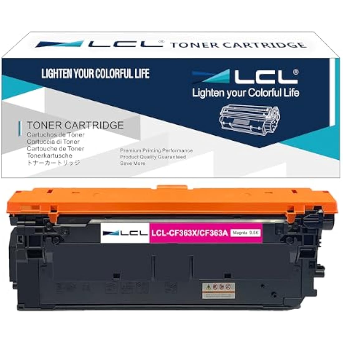 LCL Remanufactured 508X Magenta Toner Cartridge for HP LaserJet M553 M577