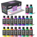 ABEIER Iridescent Acrylic Paint Set – 18 Chameleon Color Shifting Paints