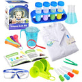 Kids Science Experiment Kit with Lab Coat & STEM Role Play Toys