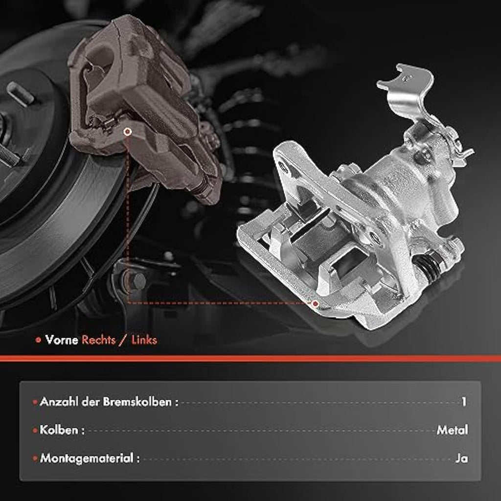 Frankberg Rear Left Brake Caliper for NV400 Movano B Master III – 344591