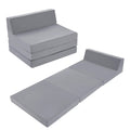 MeMoreCool Folding Floor Mattress Single, 195x75cm, Grey