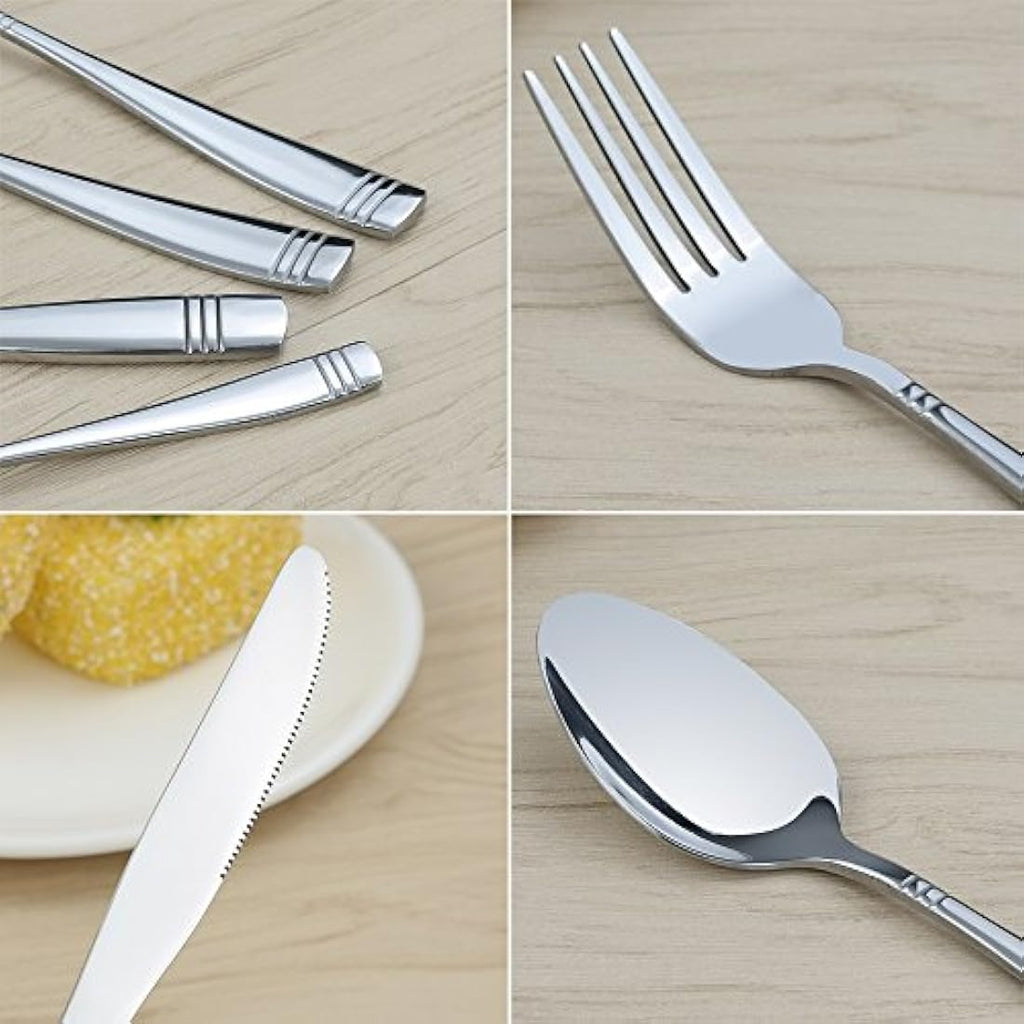 Jolof Store 48-Piece Stainless Steel Cutlery Set – Service for 12