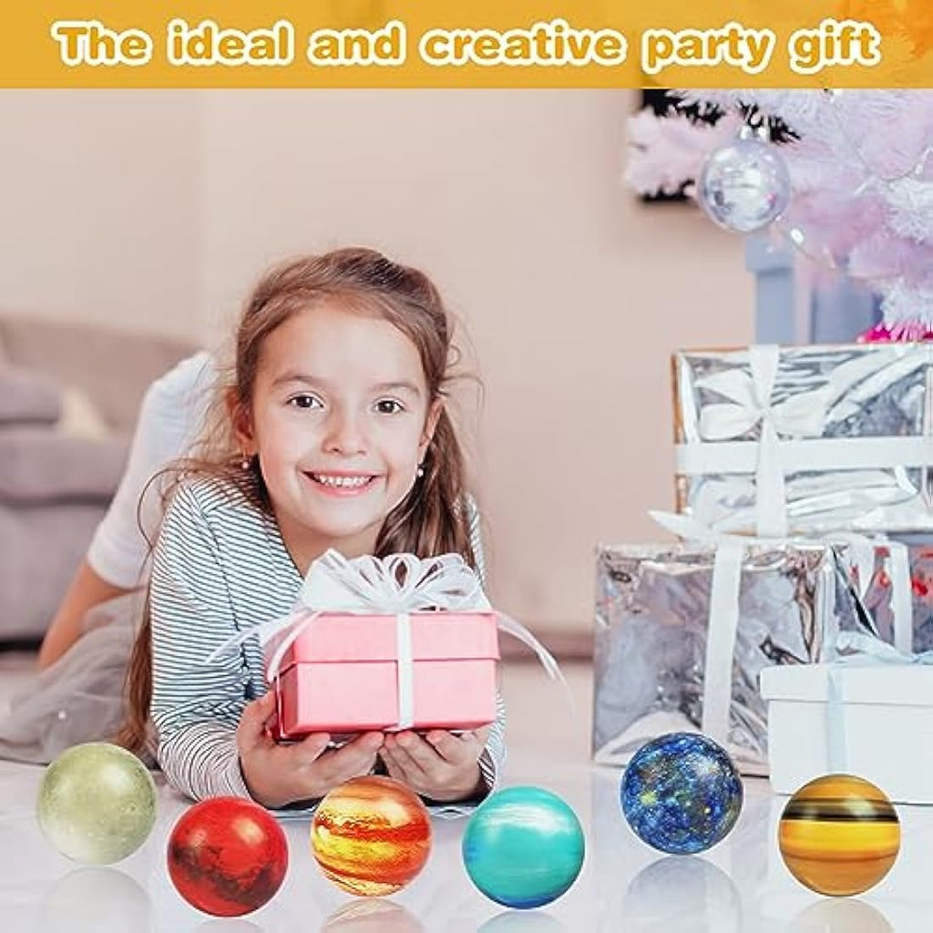 Squeeze Stress Balls – 12pc Planet Sensory Fidget Toys