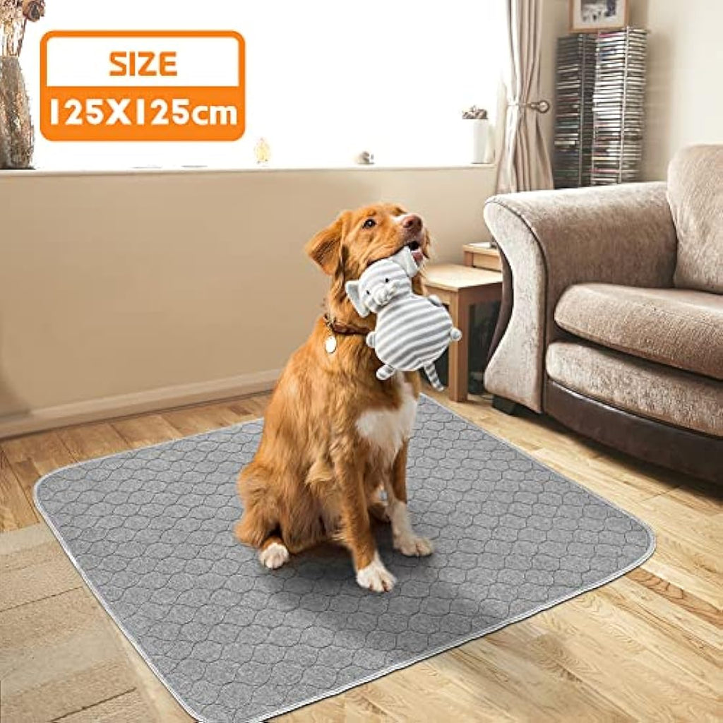 Washable Dog Pee Pads – 2 Pack Waterproof Reusable Pet Mats