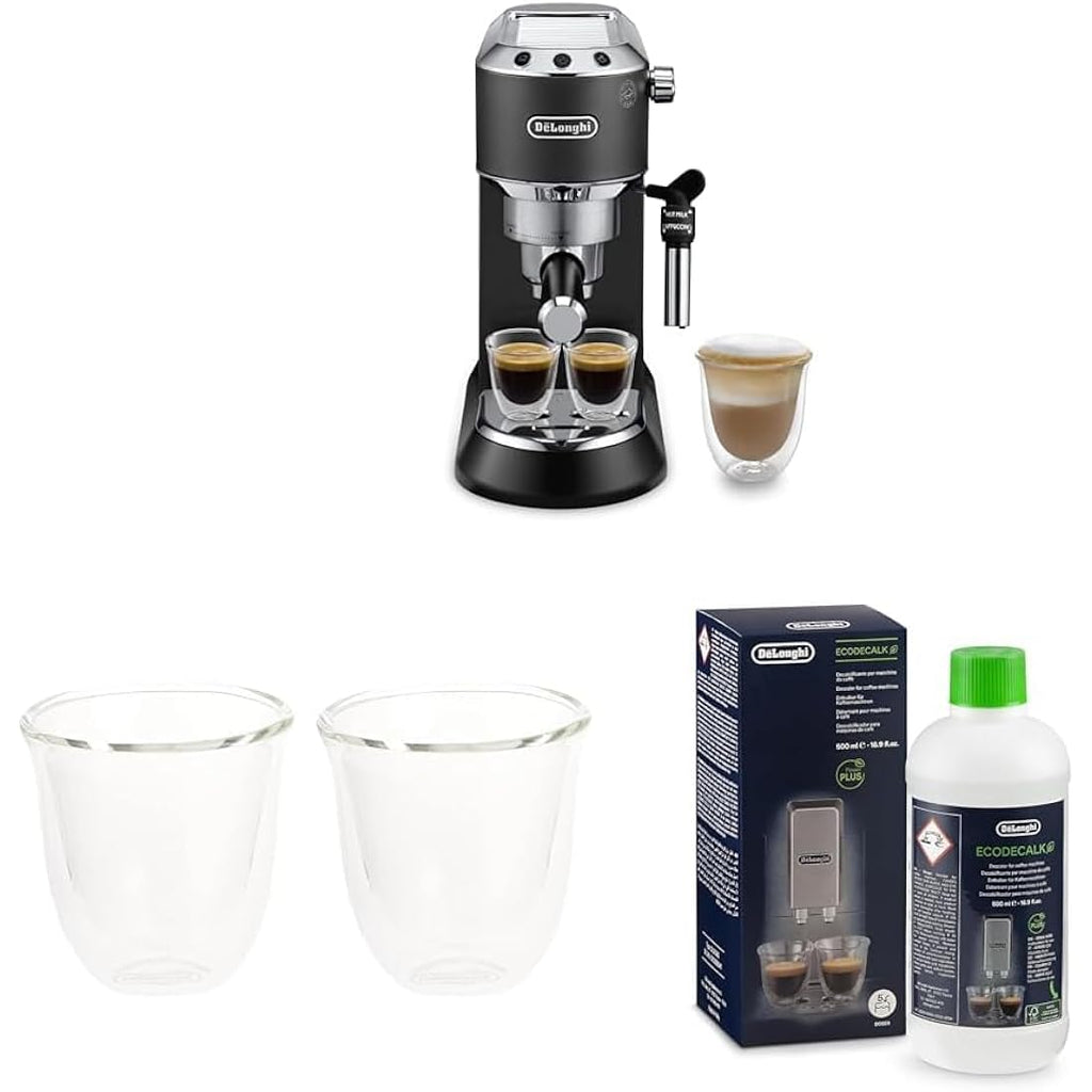 De'Longhi Dedica Style Espresso Machine - EC685BK Coffee Maker, Black