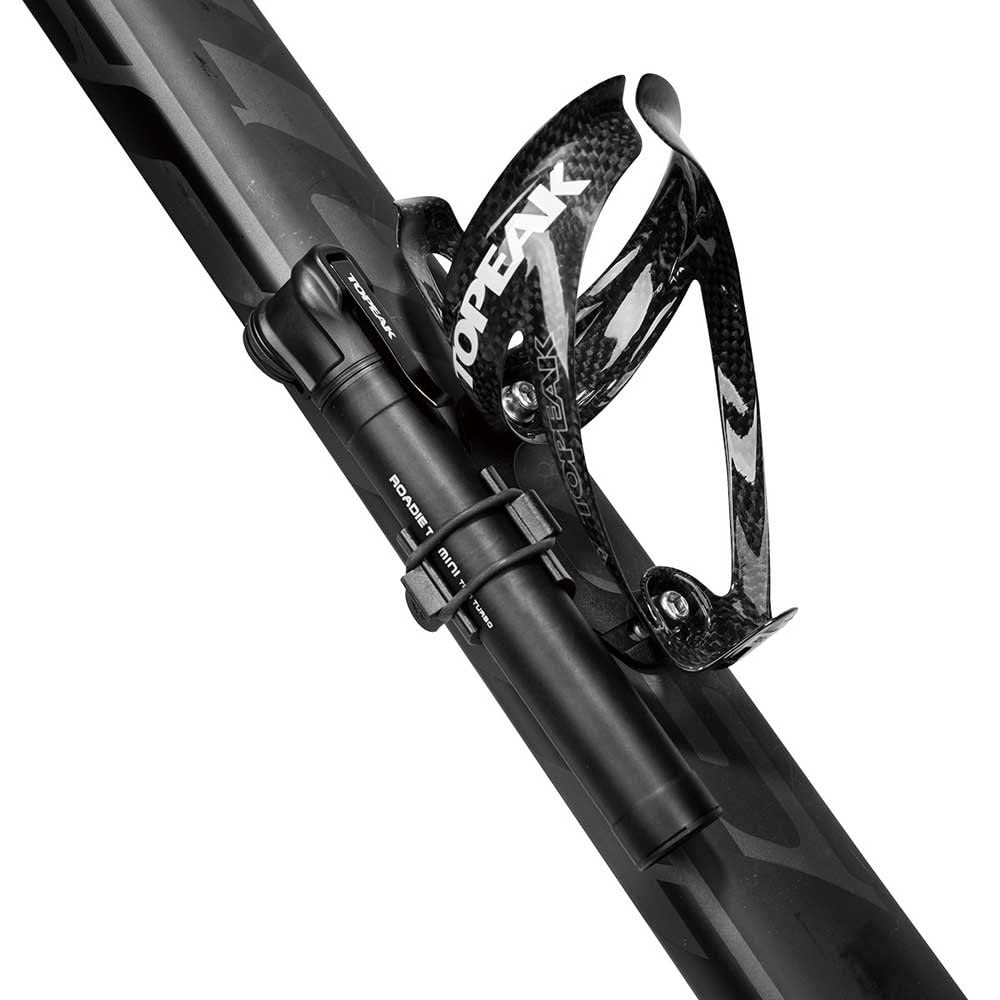 Topeak Roadie TT Mini Pump – High Pressure 160psi Aluminum Bike Pump