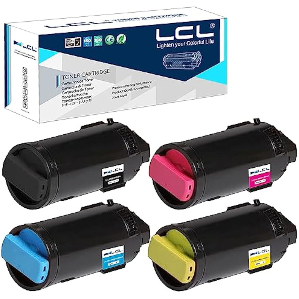 LCL Compatible Toner Cartridge 4-Pack for Xerox VersaLink C500 C505 Series