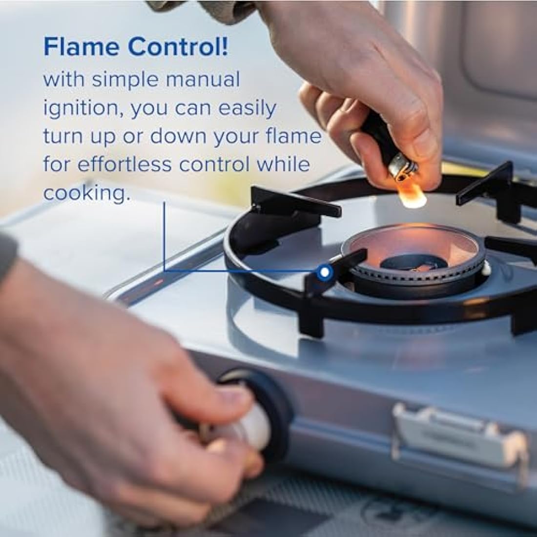 Campingaz Camping Kitchen 2 | 2-Burner Portable Gas Stove | 4000W