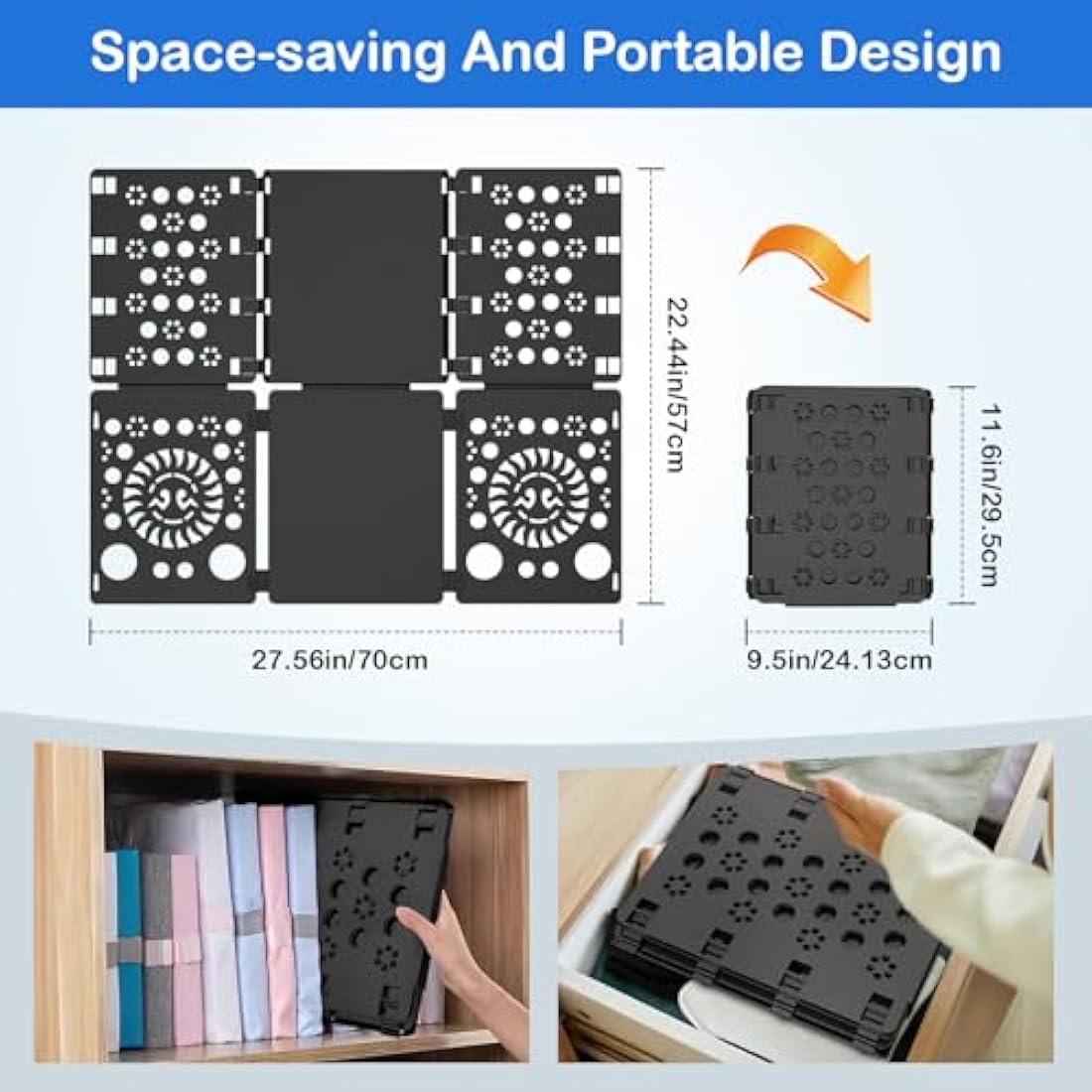 BoxLegend T-Shirt Folder | Durable Plastic Clothes Folding Board for Adults