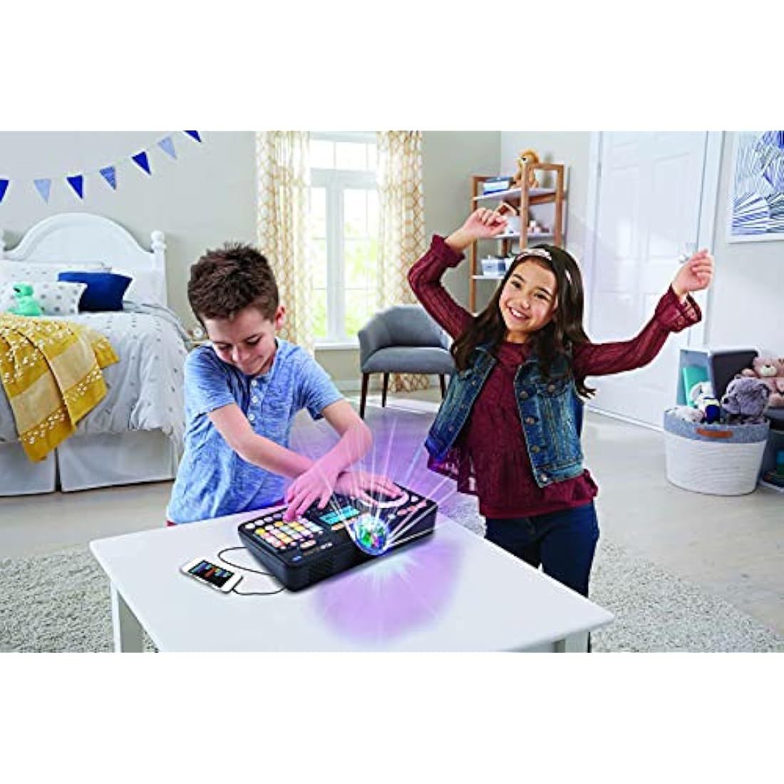 VTech Kidi DJ Mix – Interactive Kids DJ Mixer with Bluetooth & Lights