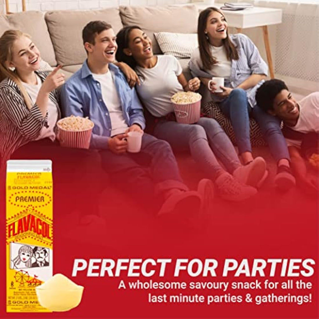 Gold Medal Flavacol Popcorn Seasoning Salt | Buttery Fine Flake Salt