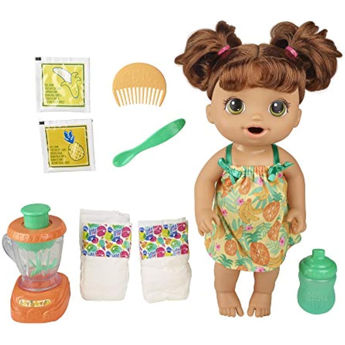 Baby Alive Magical Mixer Baby Doll with Toy Blender and Brown Hair