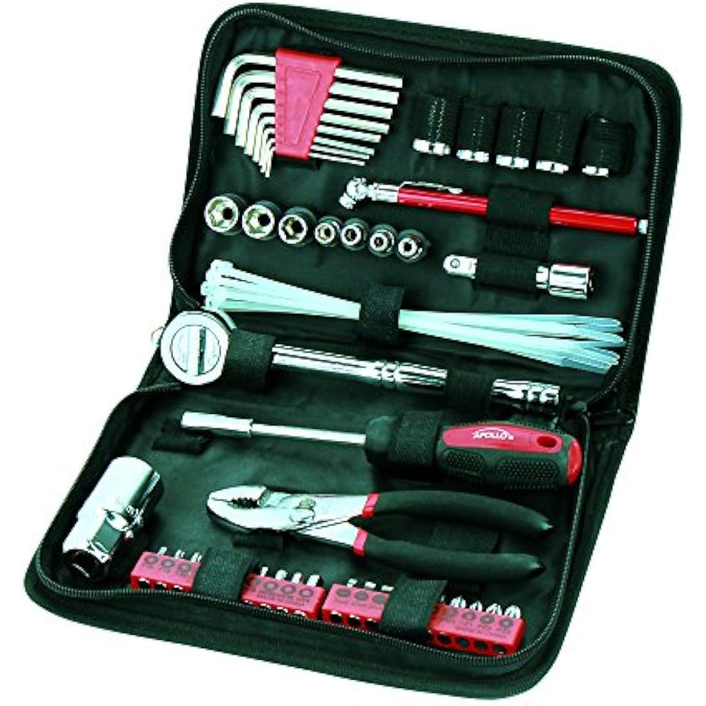 Apollo Tools 56 Piece Metric Auto Tool Set – Compact Car Repair Kit