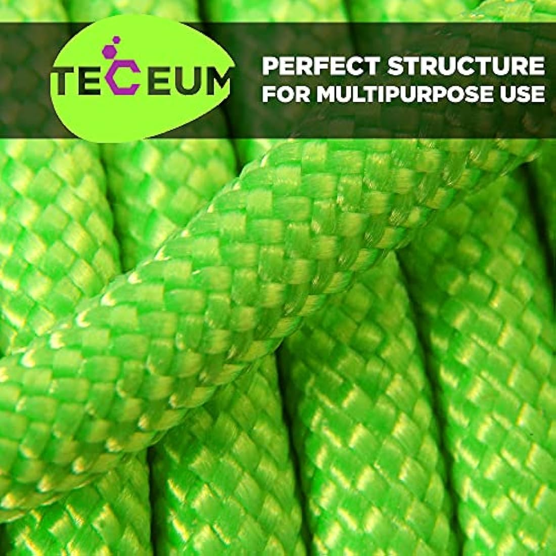 TECEUM 550lb Paracord – 4mm Nylon Tactical Rope for Survival and Camping