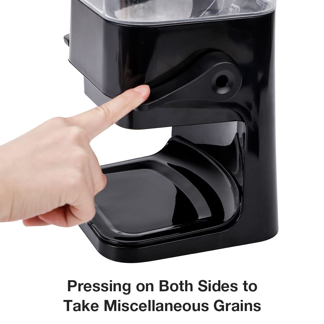 Lekesky Double Cereal Dispenser – 5.5L Dry Food Storage Container, Black