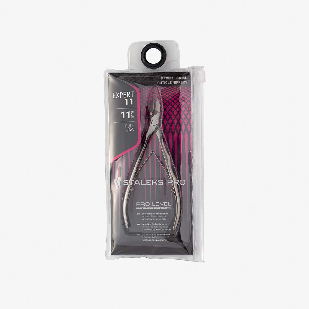 Staleks K-00 Professional Cuticle Nippers - 11cm with Leather Case