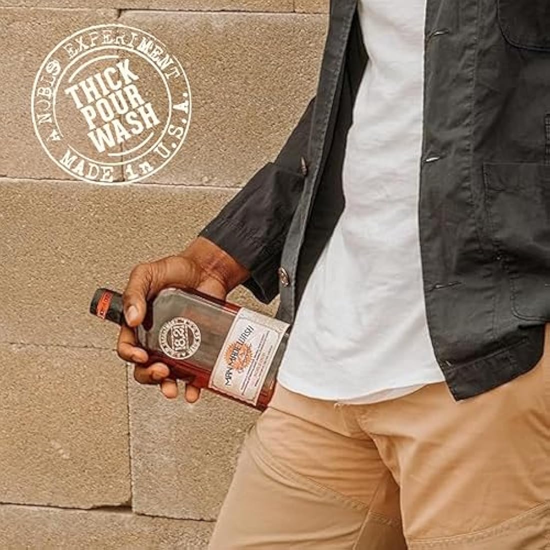 18.21 Man Made Noble Oud 3-in-1 Body Wash for Men - 32 oz Bottle