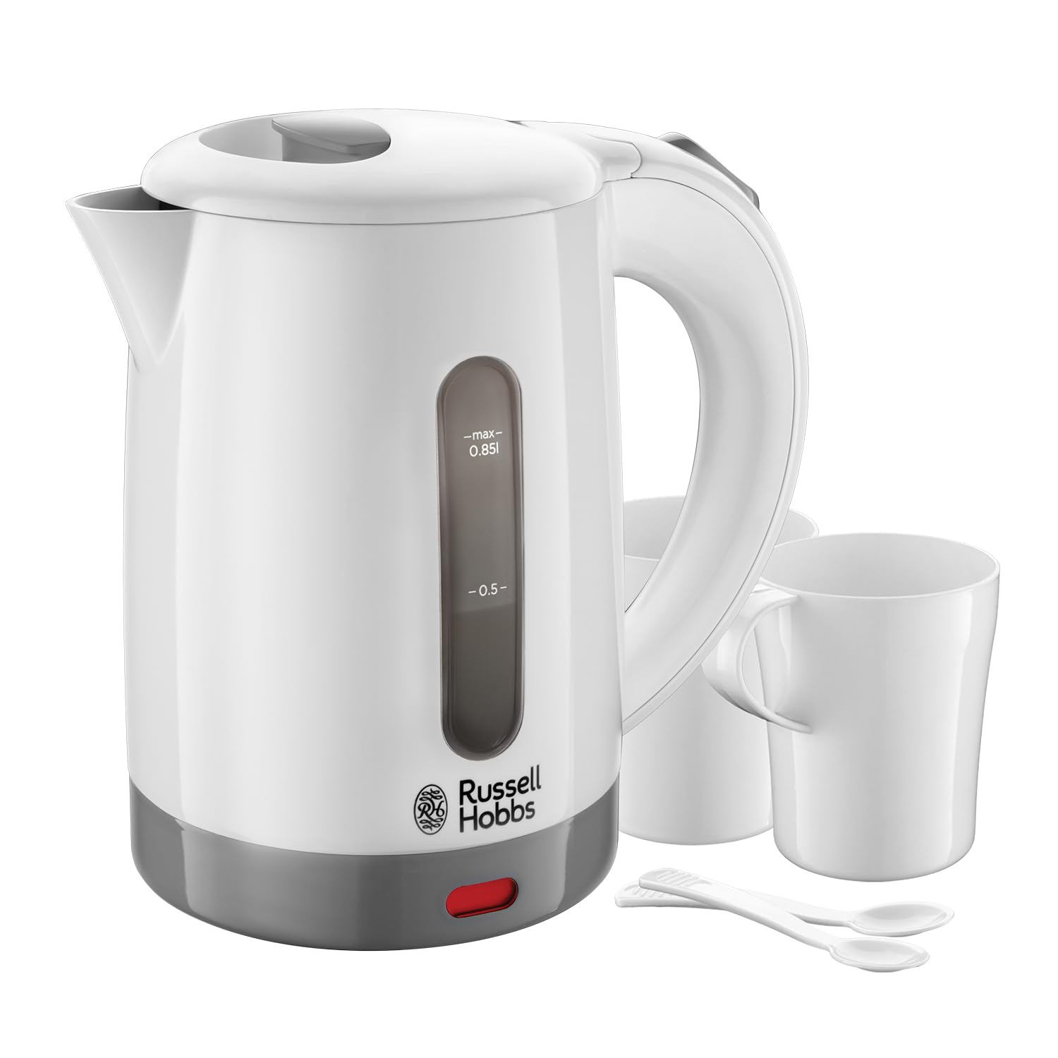 Russell Hobbs 0.85L Travel Kettle – Dual Voltage Compact Electric Kettle
