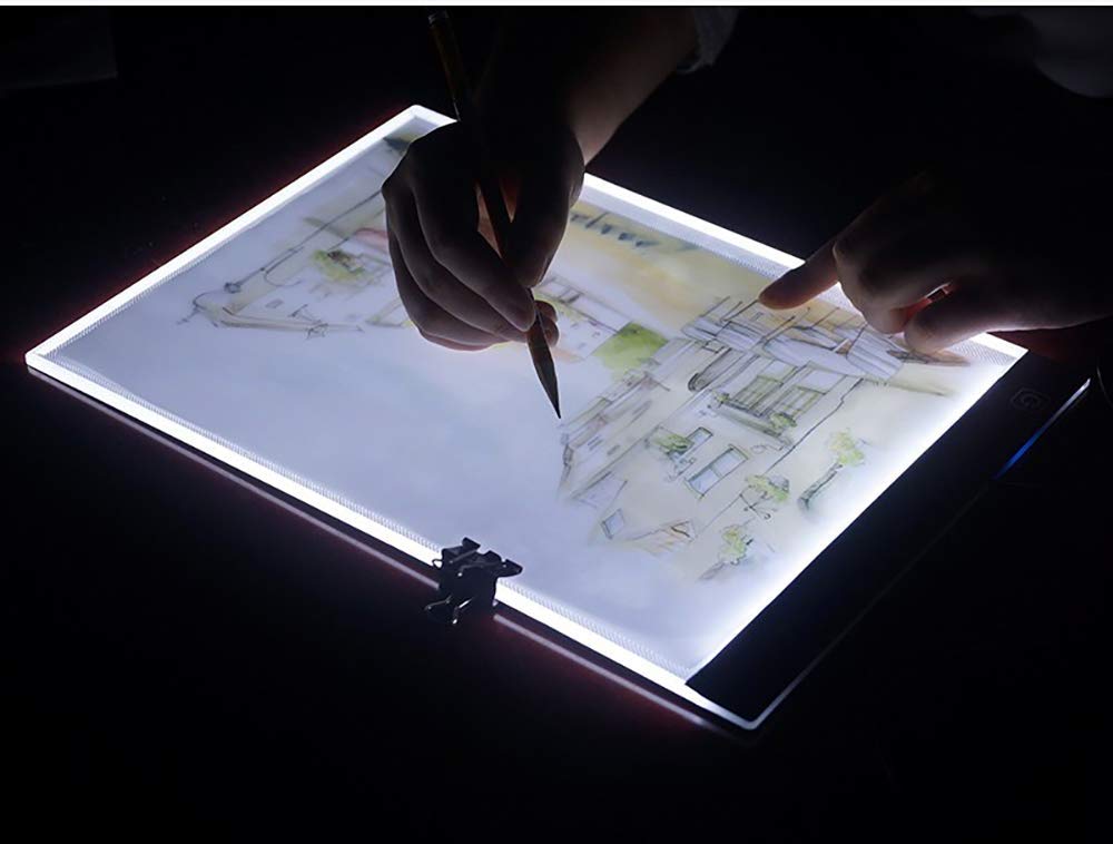 Jolof Store A4 LED Light Pad – Ultra-Thin Dimmable Tracing Light Box