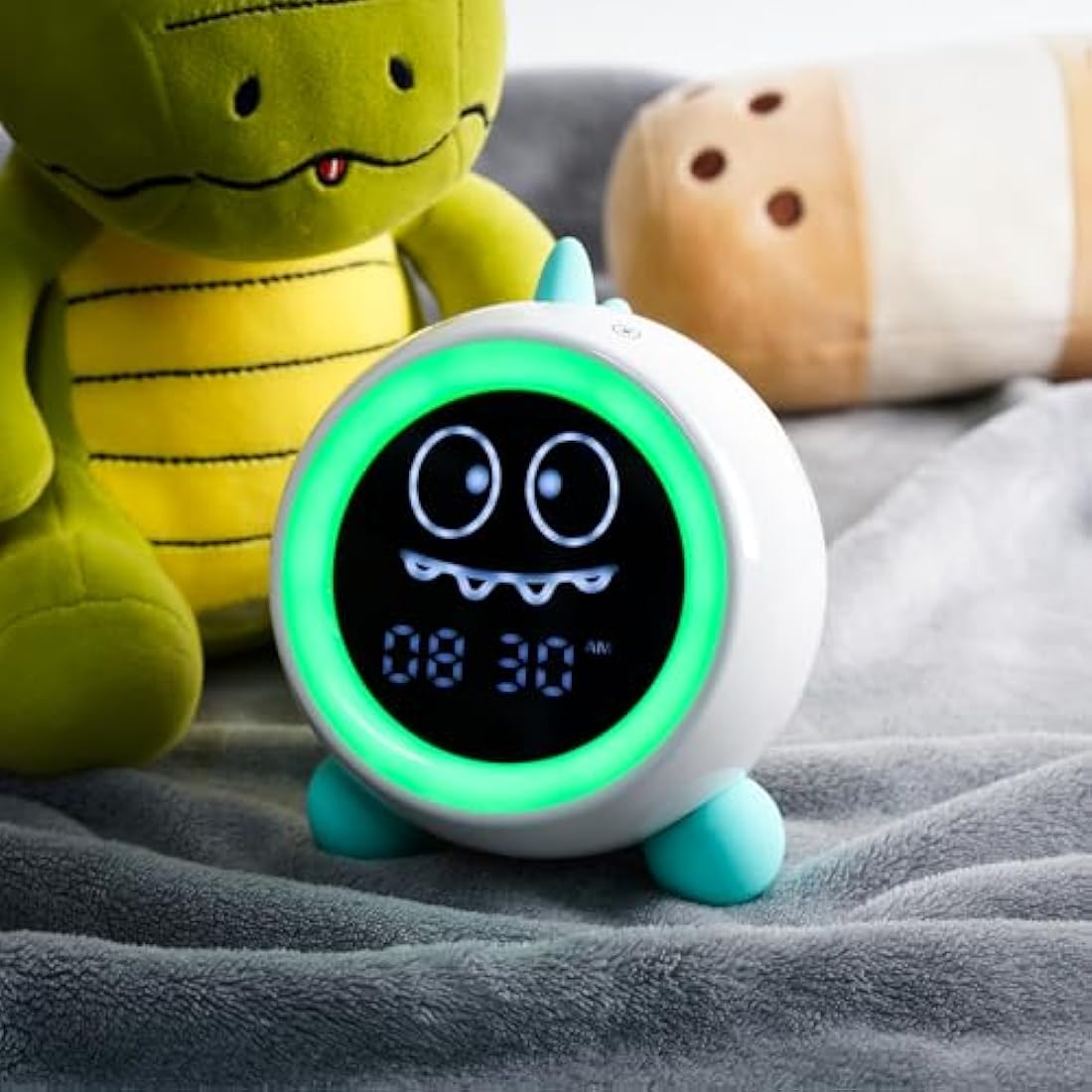 Jolof Store Kids Sleep Training Alarm Clock with Night Light - Green