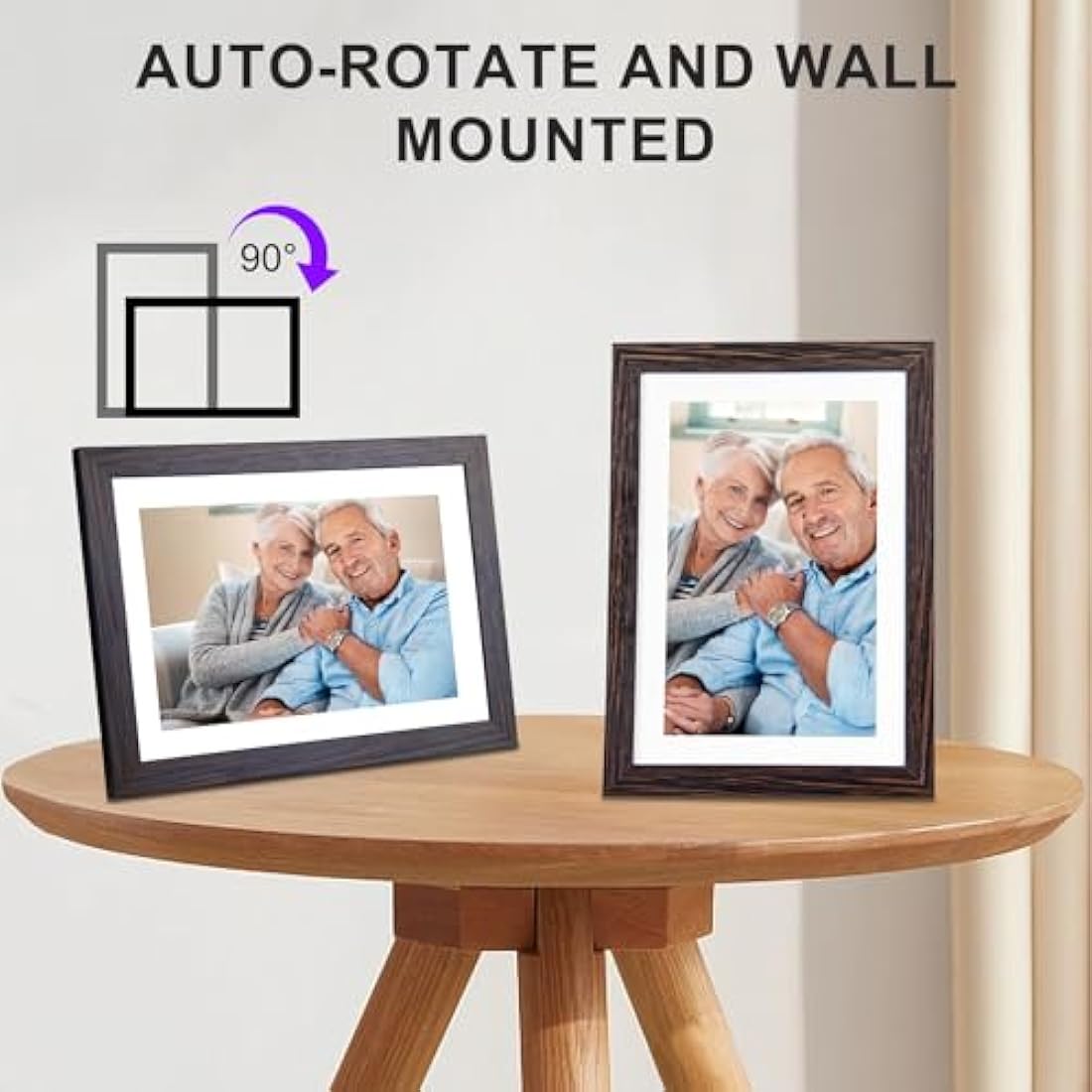 Hesmor 10.1 Inch WiFi Digital Photo Frame | 32GB IPS Touch Screen
