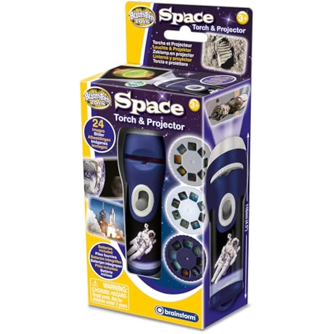 Brainstorm Toys Space Torch and Projector – 24 NASA Images STEM Toy