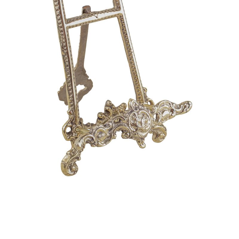 Assorted Collections 16" Solid Brass Easel Display Stand for Art & Signs