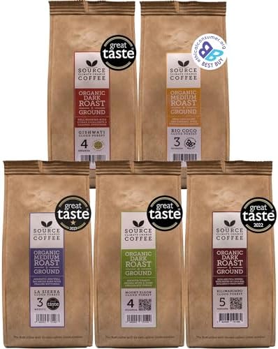 Source Climate Change Organic Ground Coffee Gift Set - 4 x 227g Bags