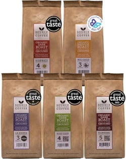 Source Climate Change Organic Ground Coffee Gift Set - 4 x 227g Bags
