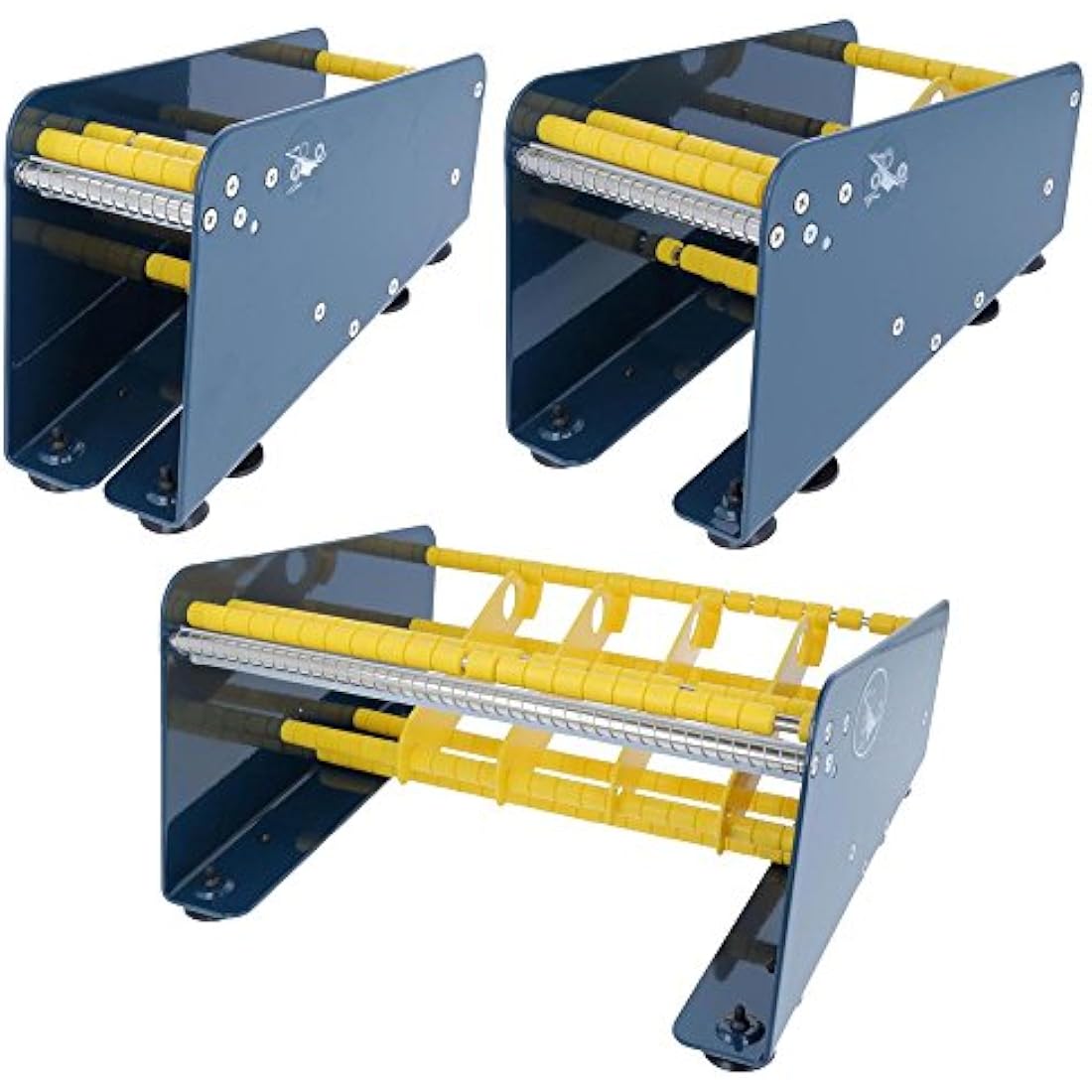 TE-Office Steel Label Dispenser | Manual Table Device for 75mm Labels