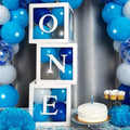 Jolof Store ONE Balloon Boxes – White 1st Birthday Party Decorations