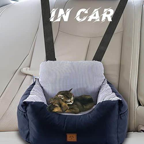 Jolof Store 2-in-1 Dog Car Seat | Washable Pet Booster Seat with Harness