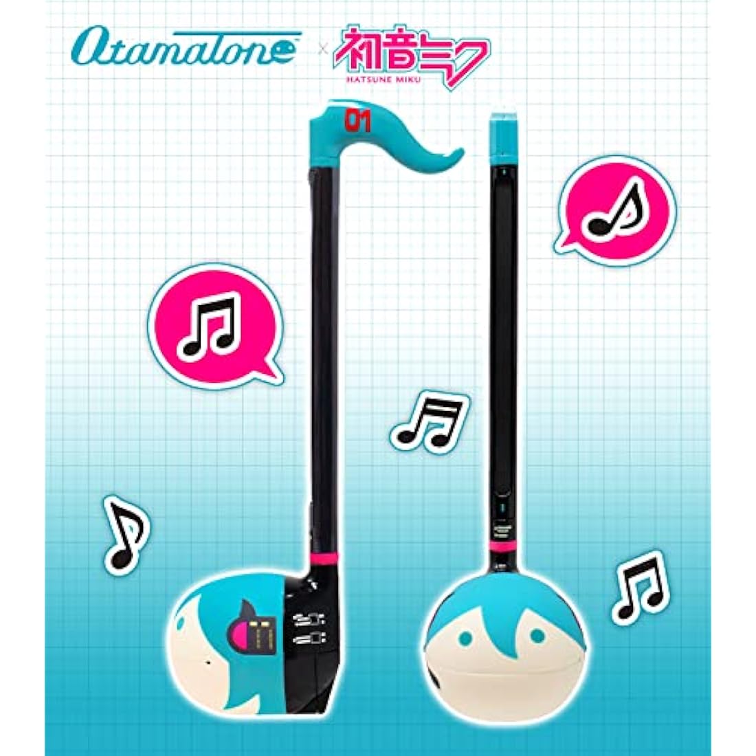 Otamatone Hatsune Miku Edition – Portable Electronic Synthesizer Toy