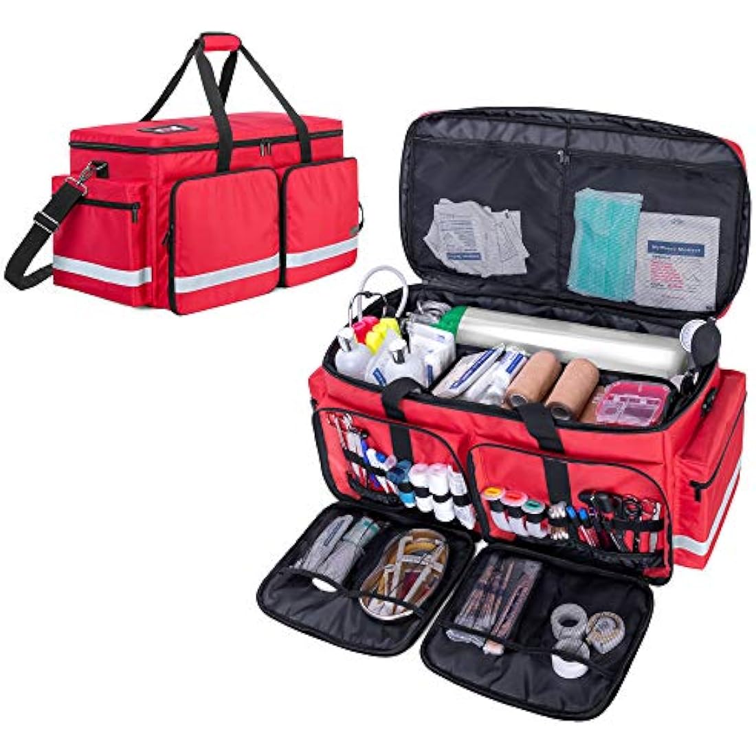 Jolof Store Large Emergency Medical Bag | Oxygen Tank First Responder Bag