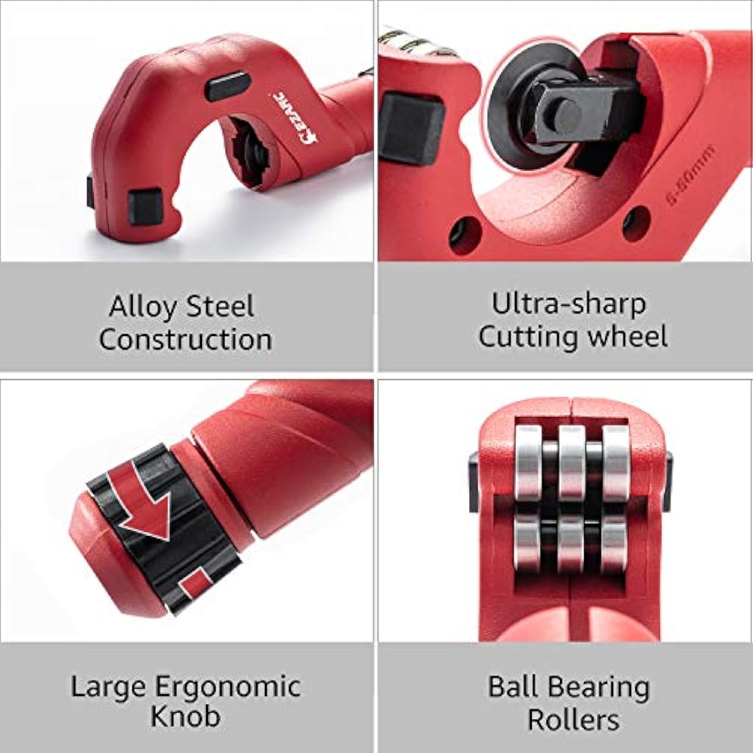 EZARC Pipe Cutter Set | 5-50mm Tube Cutter for Copper and Stainless Steel