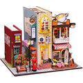 Spilay DIY Miniature Dollhouse Kit - 1:24 Wooden Model with Music Box