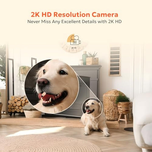 Owltron 2K Indoor Security Camera 2-Pack | Night Vision & Motion Detection