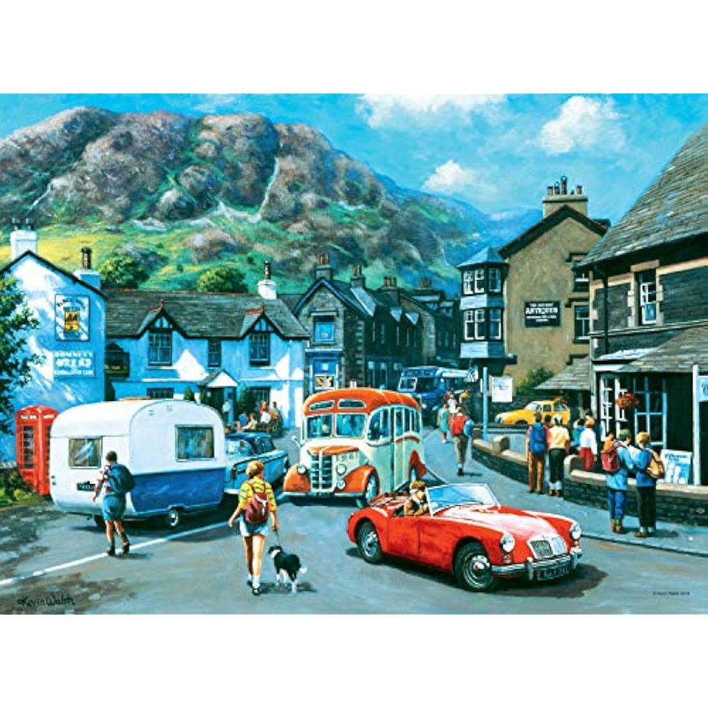 Ravensburger Look North 4x 500 Piece Jigsaw Puzzles - Nostalgic England