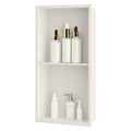 Sunrik Stainless Steel Shower Niche – 60x30cm Recessed Wall Shelf