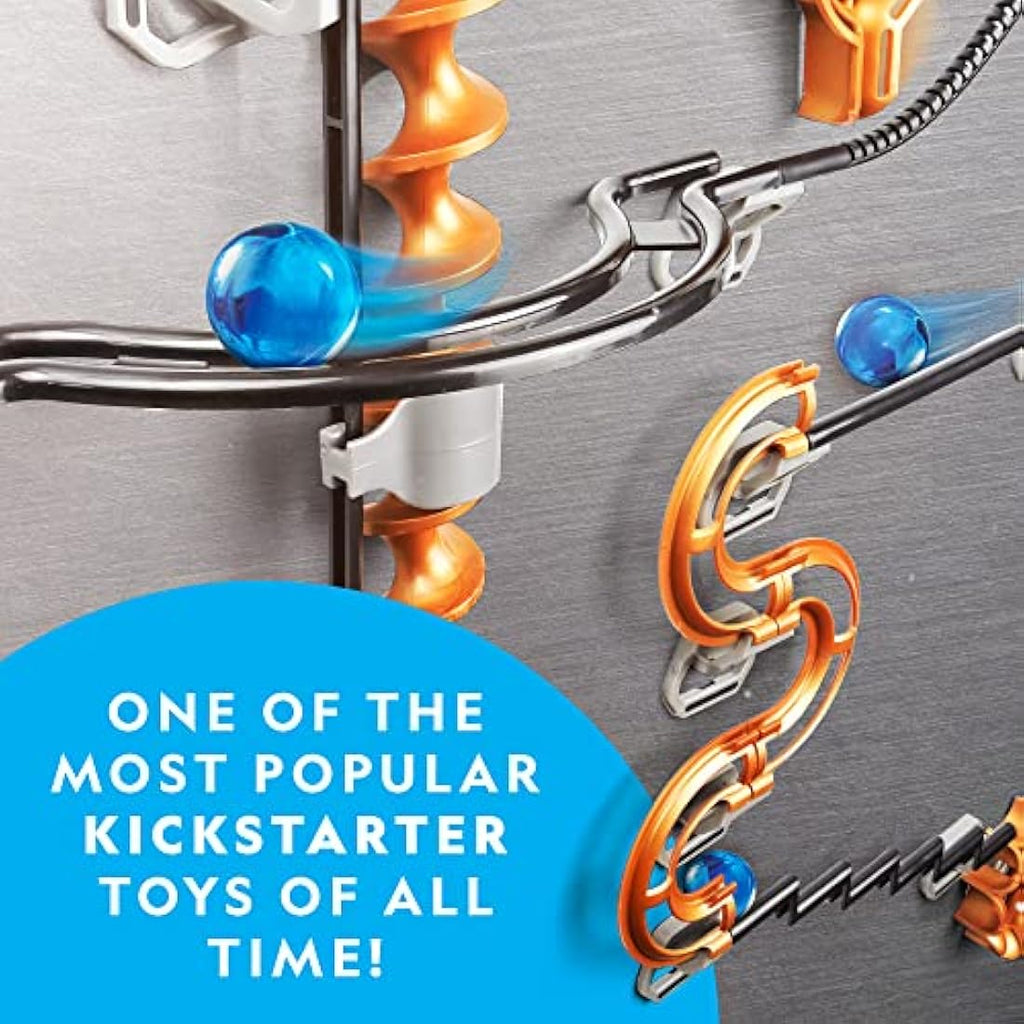 National Geographic Magnetic Marble Run – 150-Piece STEM Building Set