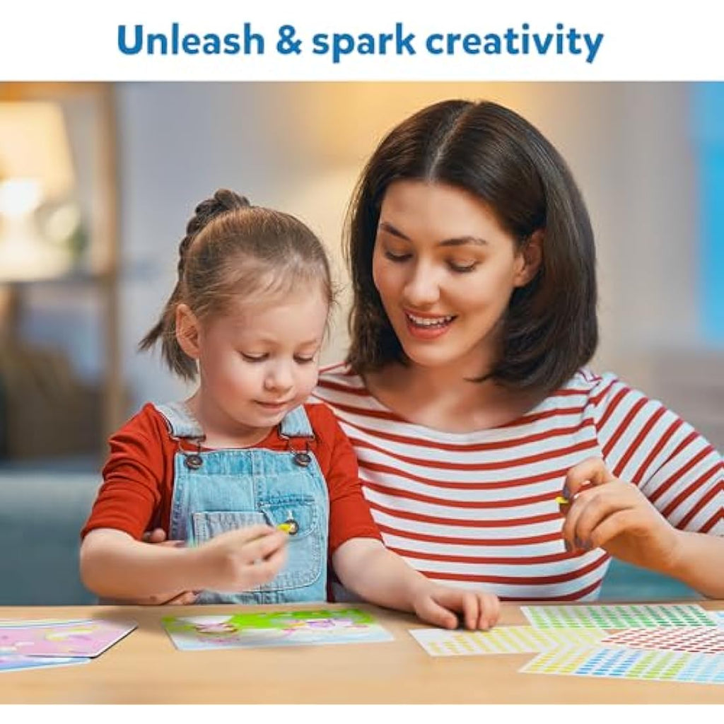 Skillmatics Dot It Sticker Art - Unicorns & Princesses DIY Craft Kit