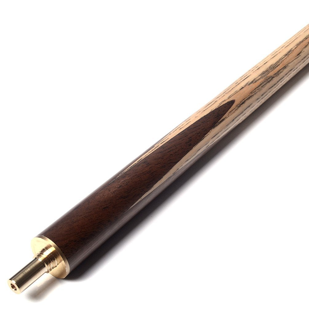 CUESOUL 57" Handcrafted 3/4 Snooker Cue - Ash Wood with Leatherette Bag