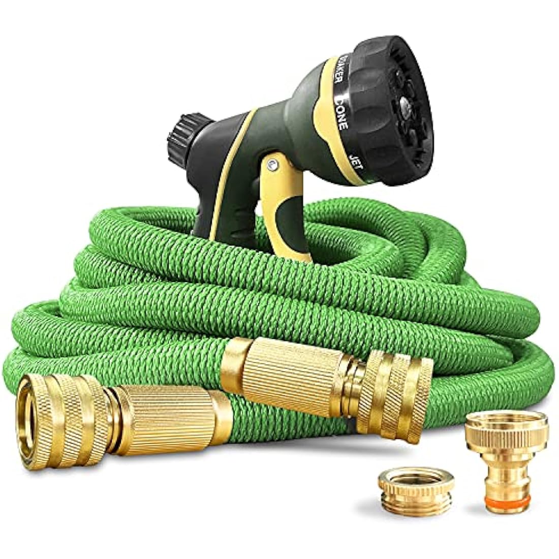 NGreen Expandable Garden Hose | Durable 12-Layer Latex & Brass Fittings